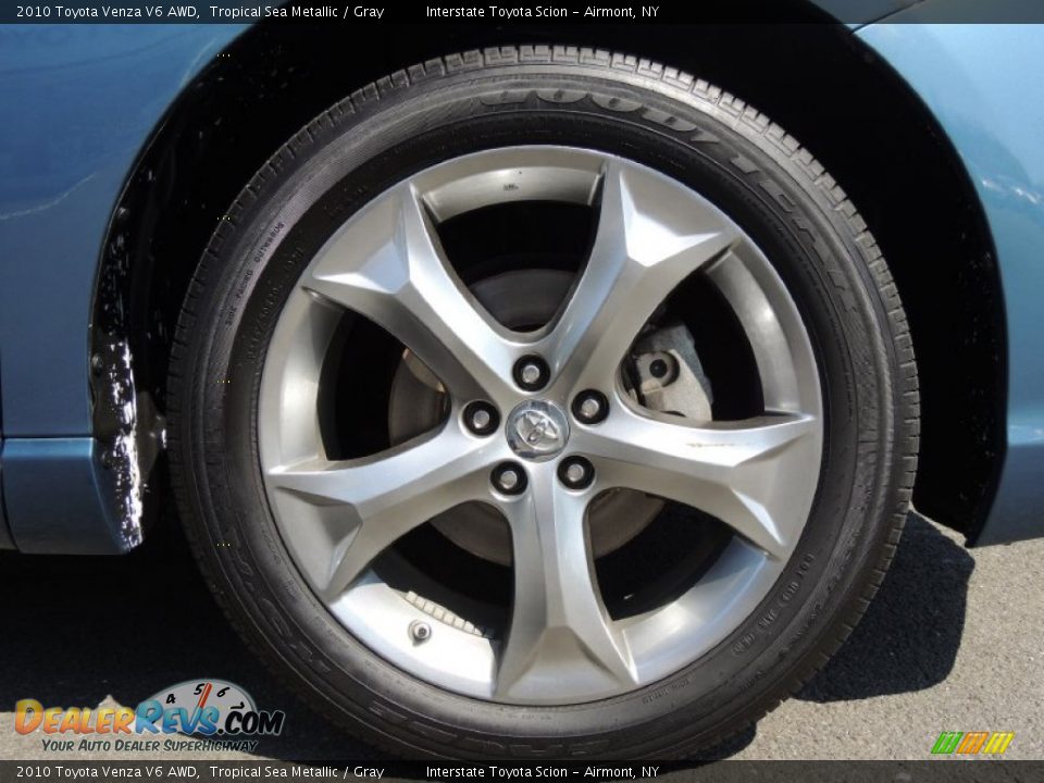 2010 Toyota Venza V6 AWD Tropical Sea Metallic / Gray Photo #22