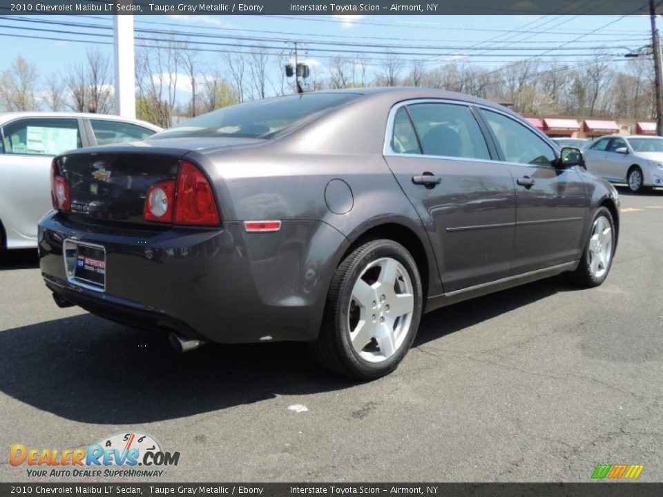 2010 Chevrolet Malibu LT Sedan Taupe Gray Metallic / Ebony Photo #4