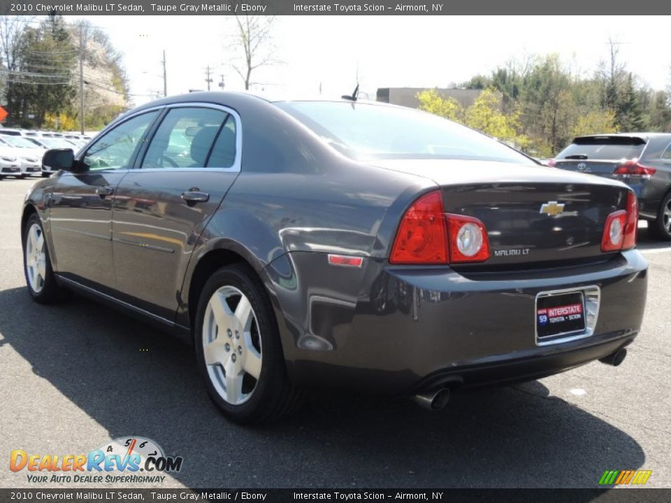2010 Chevrolet Malibu LT Sedan Taupe Gray Metallic / Ebony Photo #6