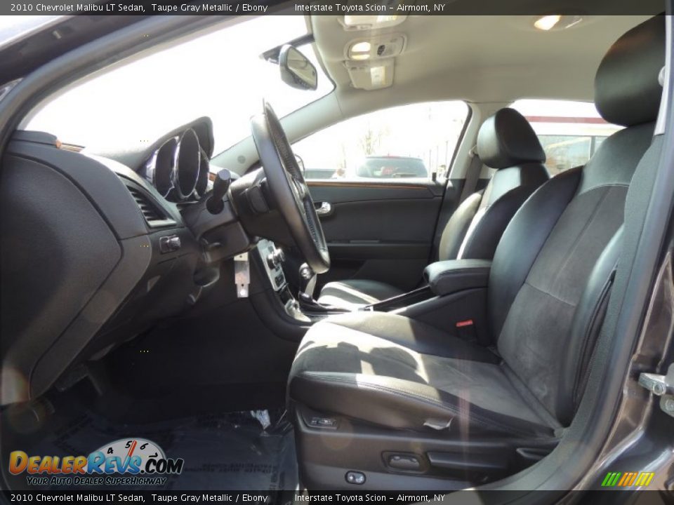 Front Seat of 2010 Chevrolet Malibu LT Sedan Photo #10