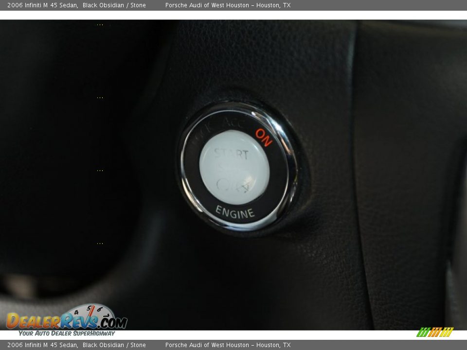 2006 Infiniti M 45 Sedan Black Obsidian / Stone Photo #31