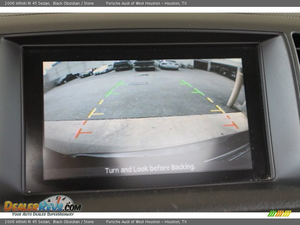 2006 Infiniti M 45 Sedan Black Obsidian / Stone Photo #34