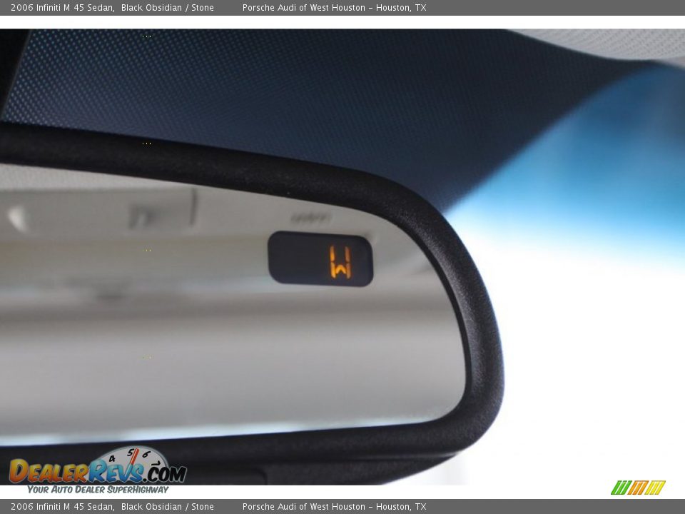 2006 Infiniti M 45 Sedan Black Obsidian / Stone Photo #35