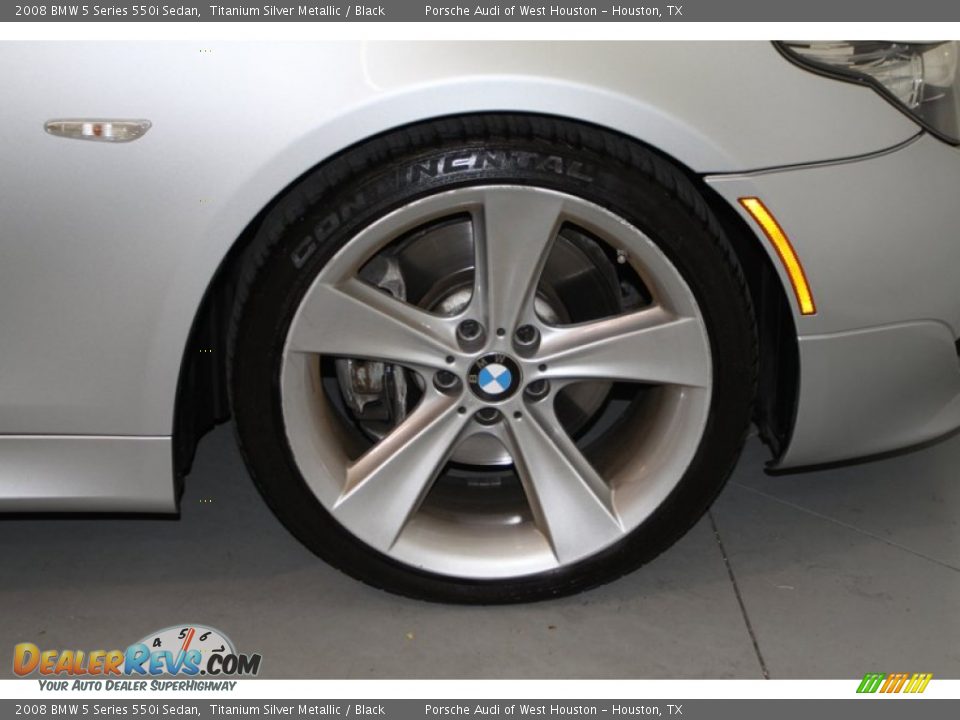 2008 BMW 5 Series 550i Sedan Wheel Photo #3