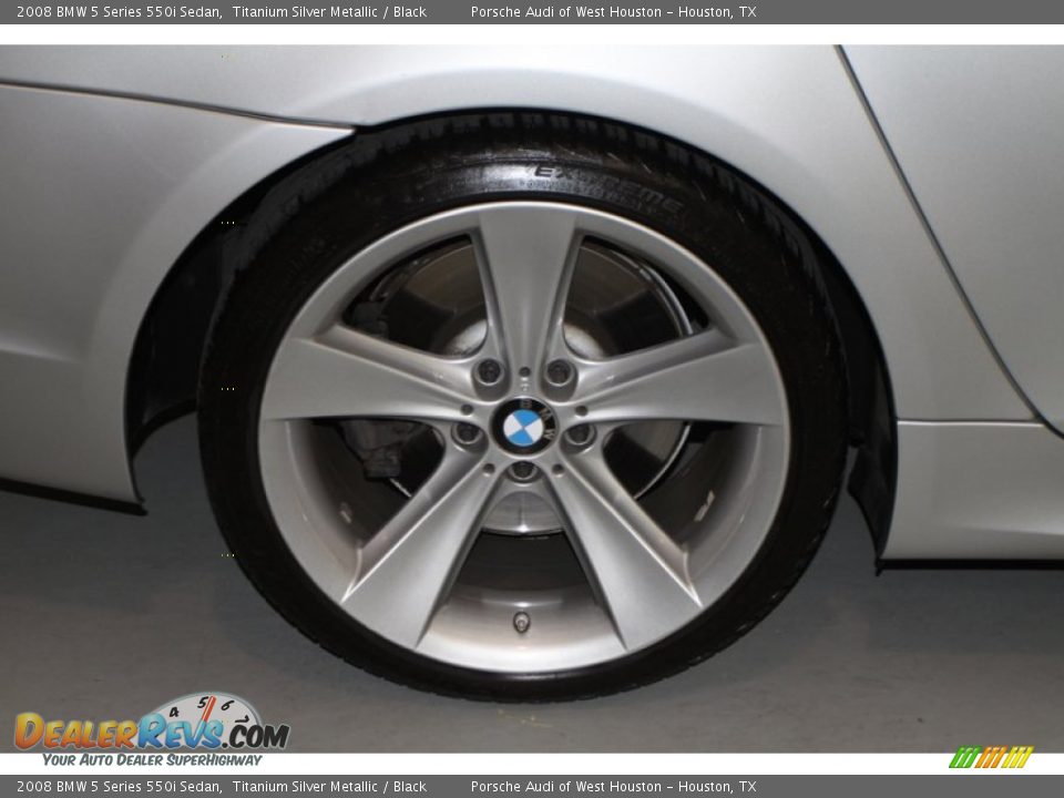 2008 BMW 5 Series 550i Sedan Wheel Photo #4