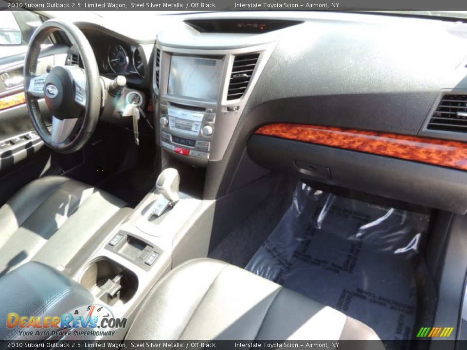 2010 Subaru Outback 2.5i Limited Wagon Steel Silver Metallic / Off Black Photo #22