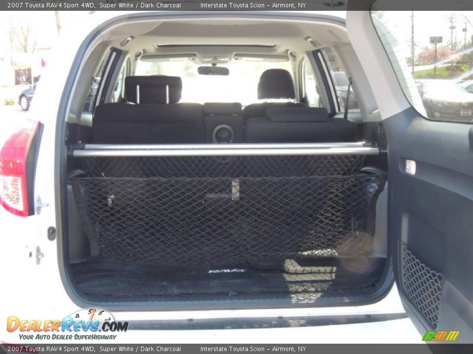 2007 Toyota RAV4 Sport 4WD Super White / Dark Charcoal Photo #17