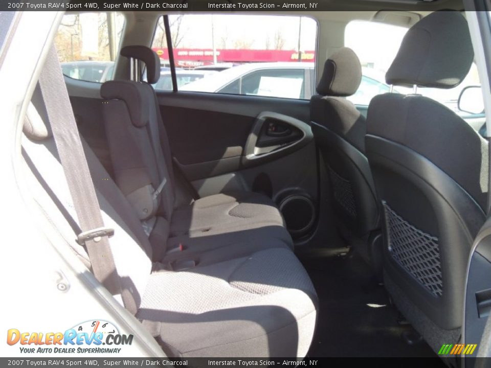 2007 Toyota RAV4 Sport 4WD Super White / Dark Charcoal Photo #18