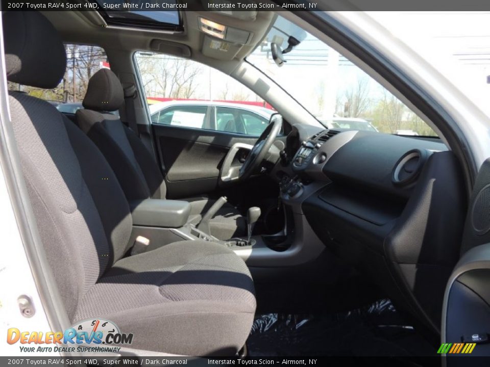 2007 Toyota RAV4 Sport 4WD Super White / Dark Charcoal Photo #21