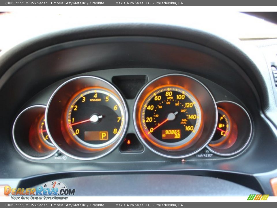 2006 Infiniti M 35x Sedan Gauges Photo #4