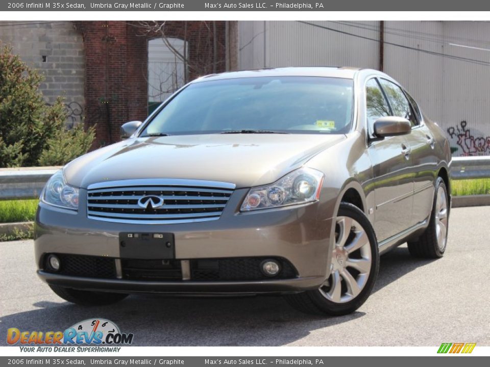 2006 Infiniti M 35x Sedan Umbria Gray Metallic / Graphite Photo #7