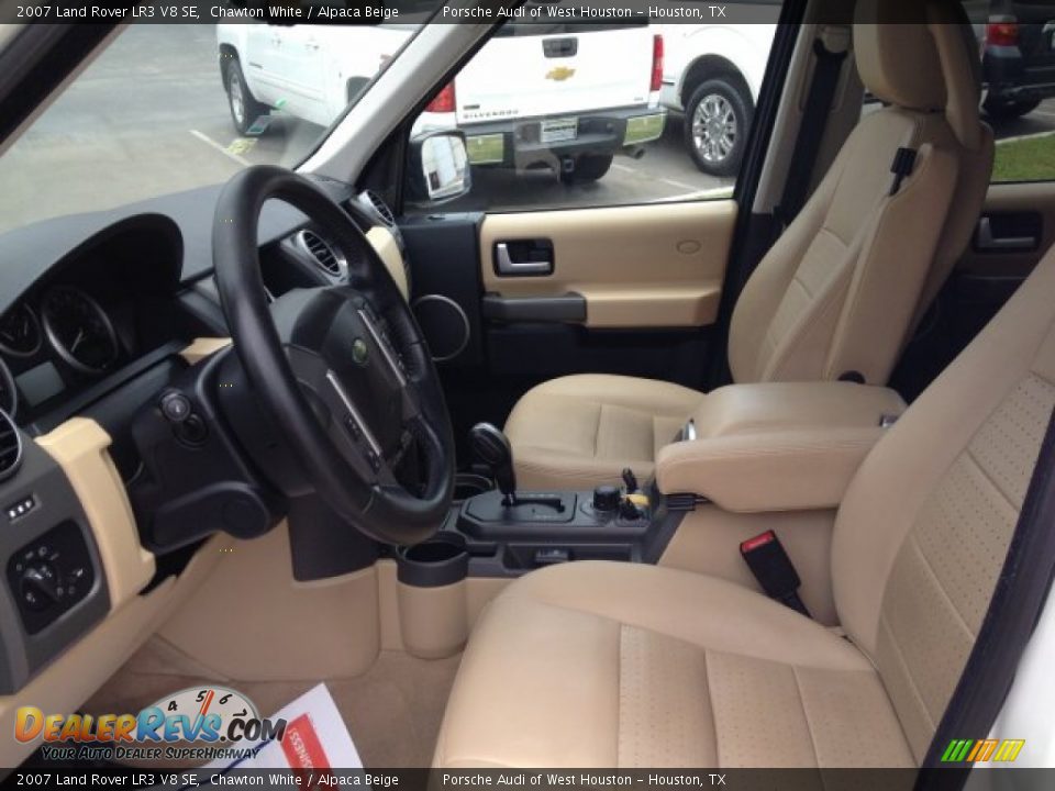 2007 Land Rover LR3 V8 SE Chawton White / Alpaca Beige Photo #7