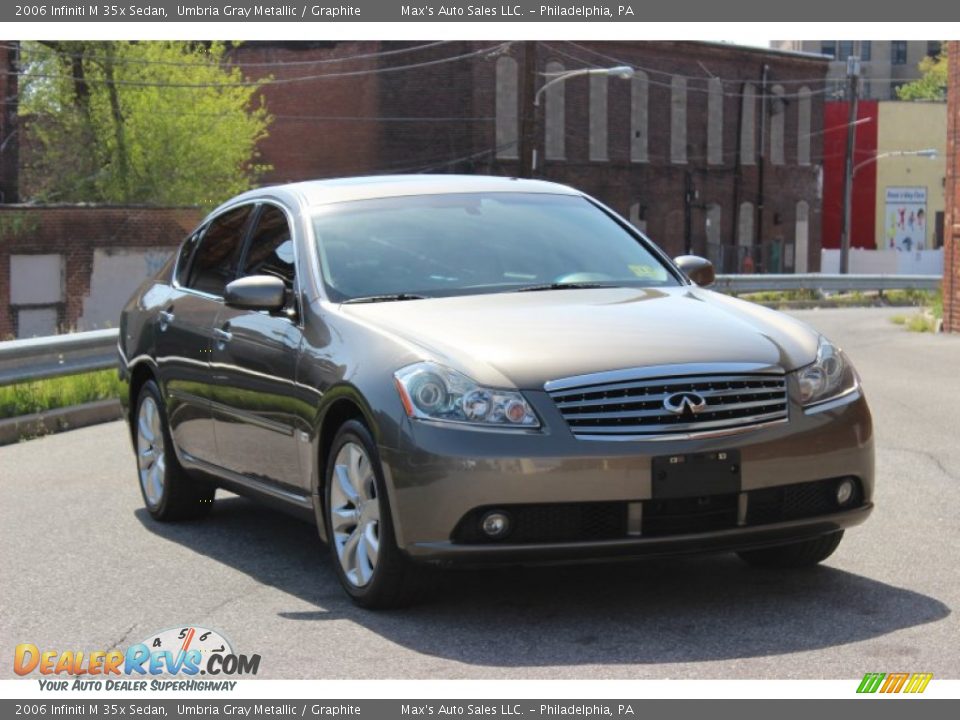 2006 Infiniti M 35x Sedan Umbria Gray Metallic / Graphite Photo #12