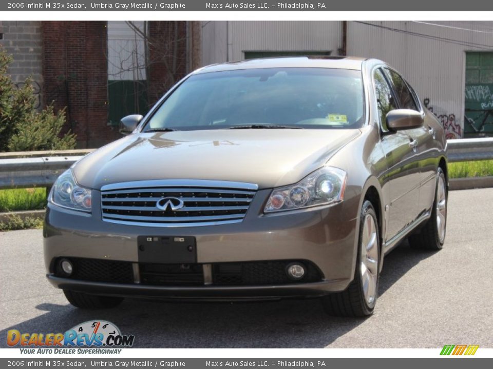 2006 Infiniti M 35x Sedan Umbria Gray Metallic / Graphite Photo #13