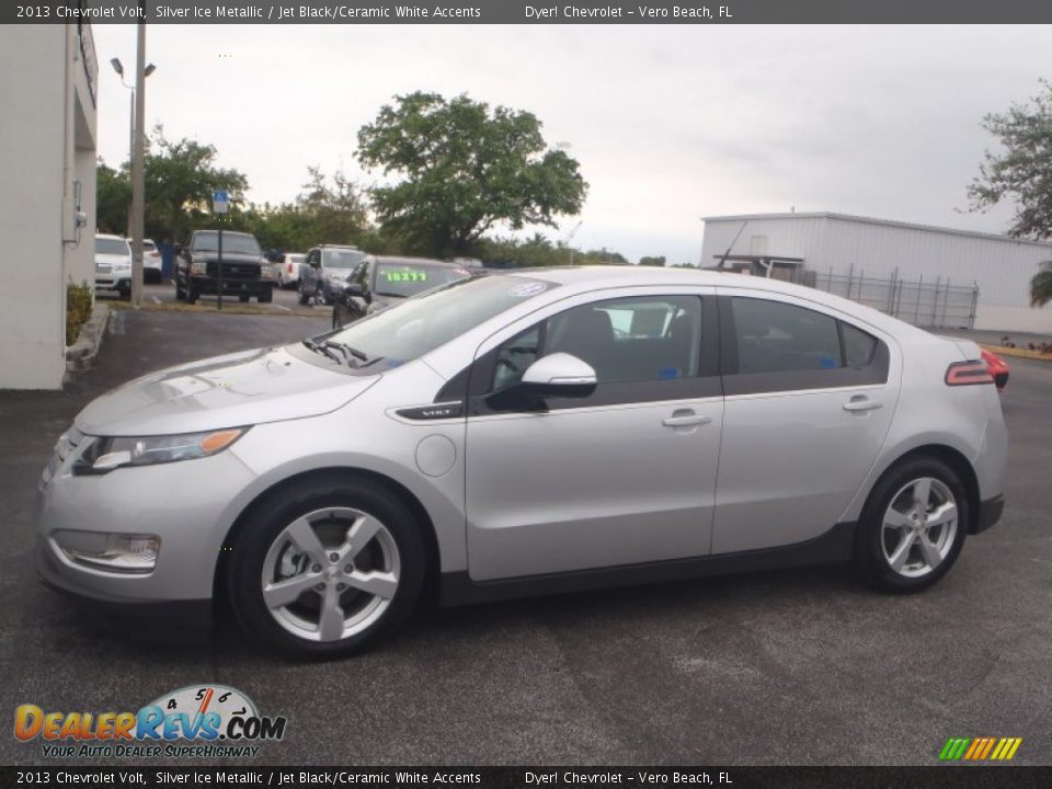 2013 Chevrolet Volt Silver Ice Metallic / Jet Black/Ceramic White Accents Photo #3
