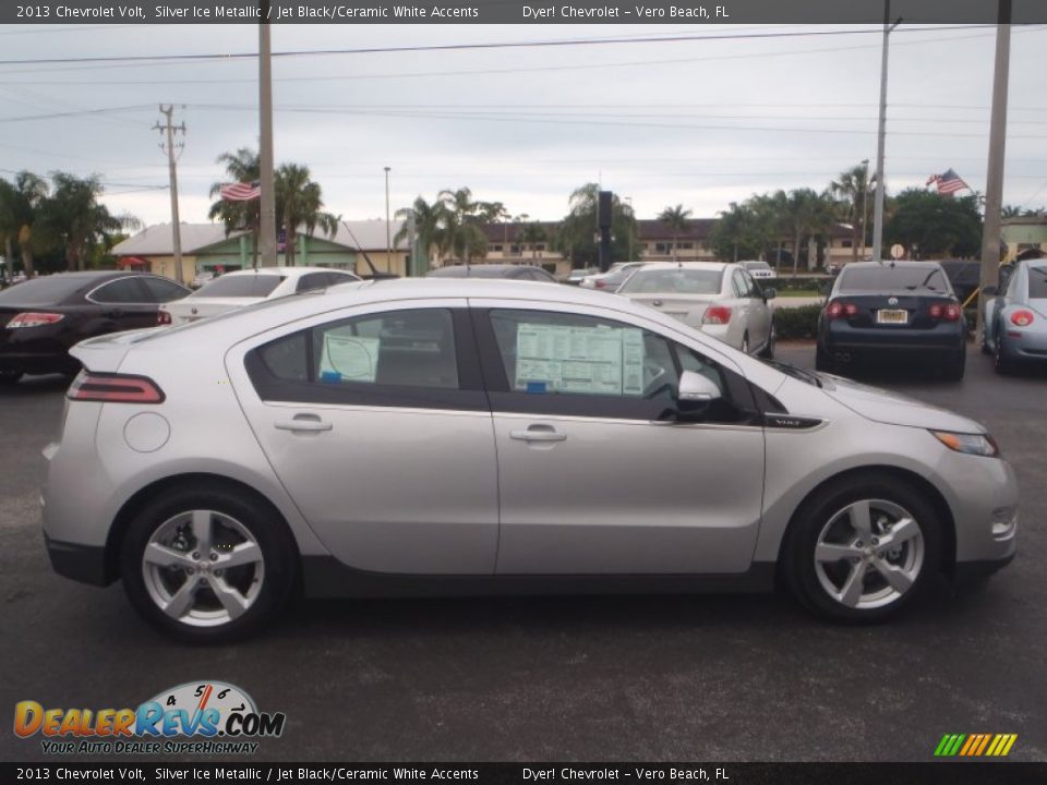 2013 Chevrolet Volt Silver Ice Metallic / Jet Black/Ceramic White Accents Photo #6