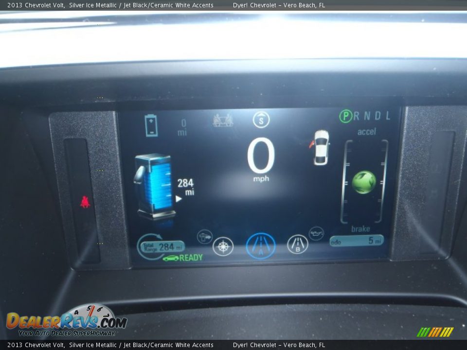 2013 Chevrolet Volt Silver Ice Metallic / Jet Black/Ceramic White Accents Photo #12