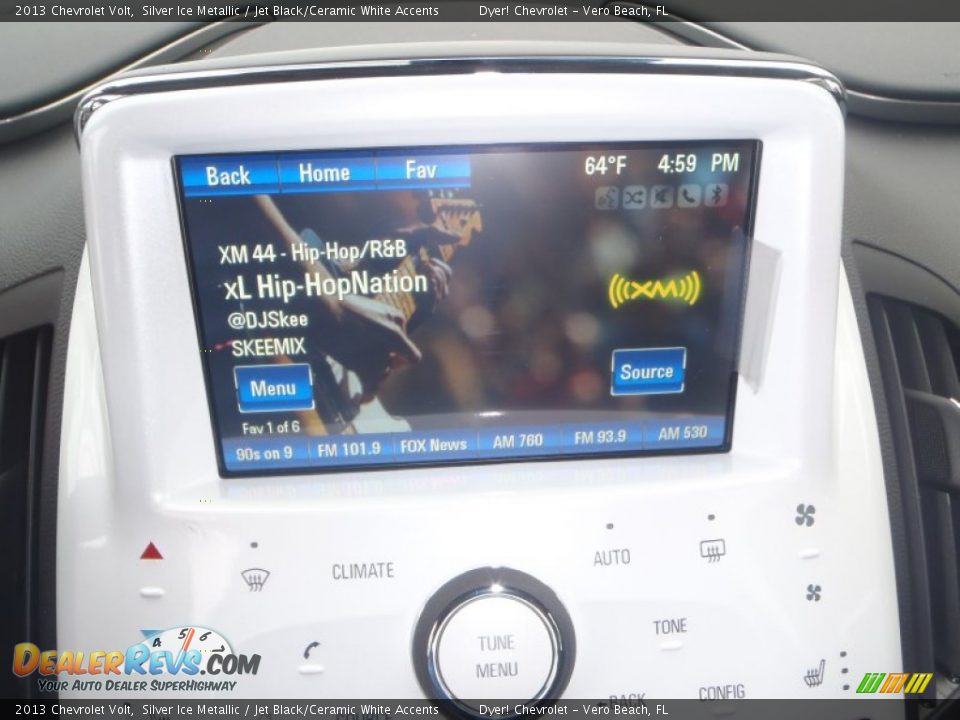 2013 Chevrolet Volt Silver Ice Metallic / Jet Black/Ceramic White Accents Photo #14