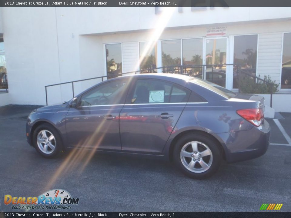 2013 Chevrolet Cruze LT Atlantis Blue Metallic / Jet Black Photo #3