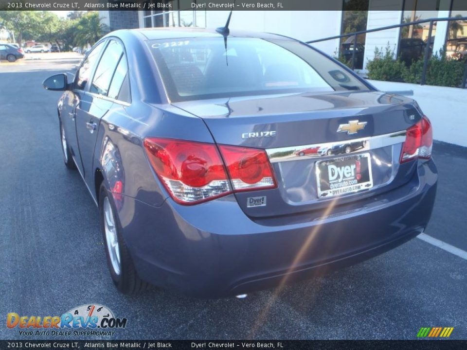 2013 Chevrolet Cruze LT Atlantis Blue Metallic / Jet Black Photo #4