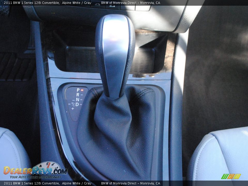 2011 BMW 1 Series 128i Convertible Alpine White / Gray Photo #20