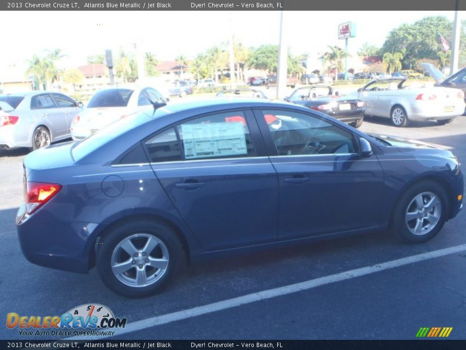 2013 Chevrolet Cruze LT Atlantis Blue Metallic / Jet Black Photo #6