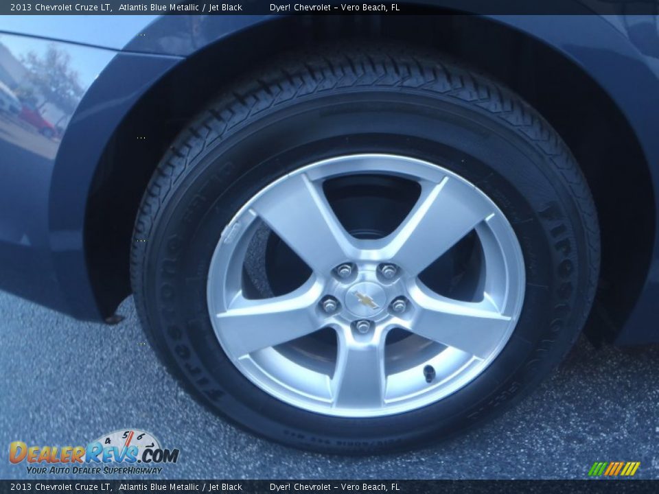 2013 Chevrolet Cruze LT Atlantis Blue Metallic / Jet Black Photo #7