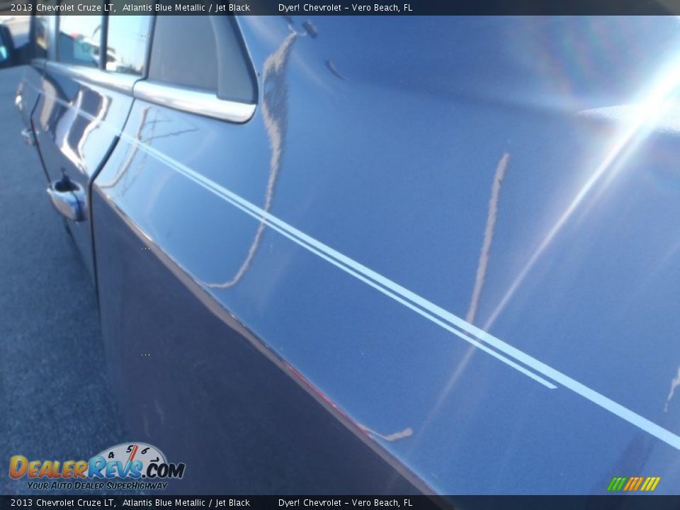 2013 Chevrolet Cruze LT Atlantis Blue Metallic / Jet Black Photo #8