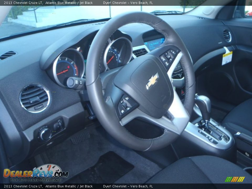 2013 Chevrolet Cruze LT Atlantis Blue Metallic / Jet Black Photo #12