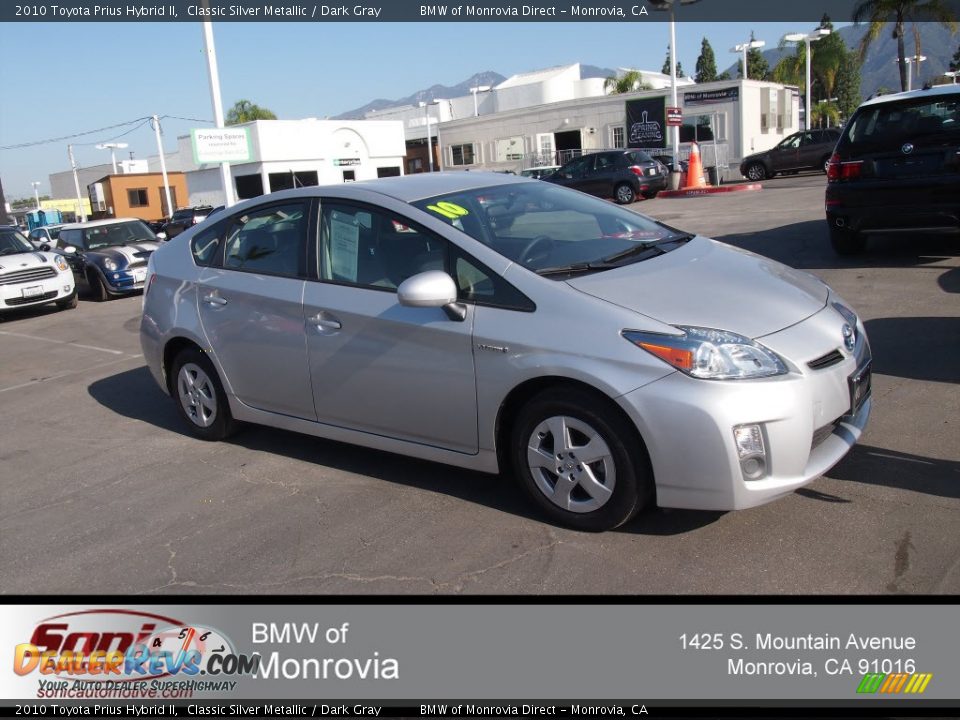 2010 Toyota Prius Hybrid II Classic Silver Metallic / Dark Gray Photo #1