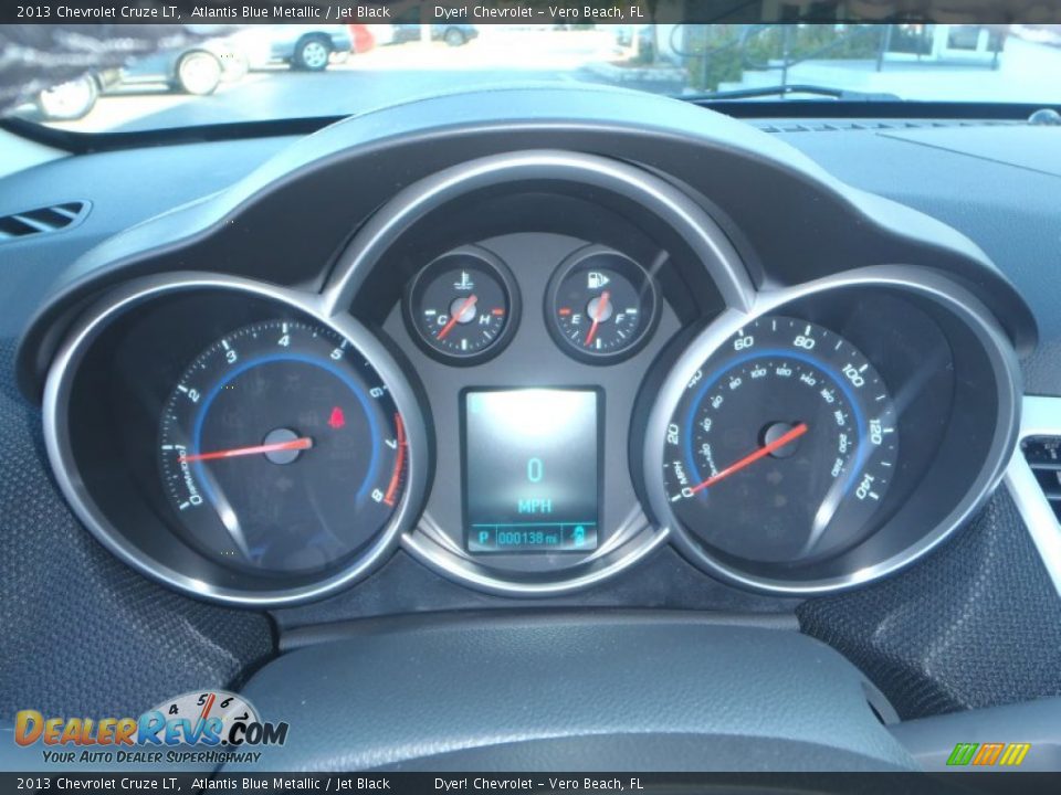 2013 Chevrolet Cruze LT Atlantis Blue Metallic / Jet Black Photo #14