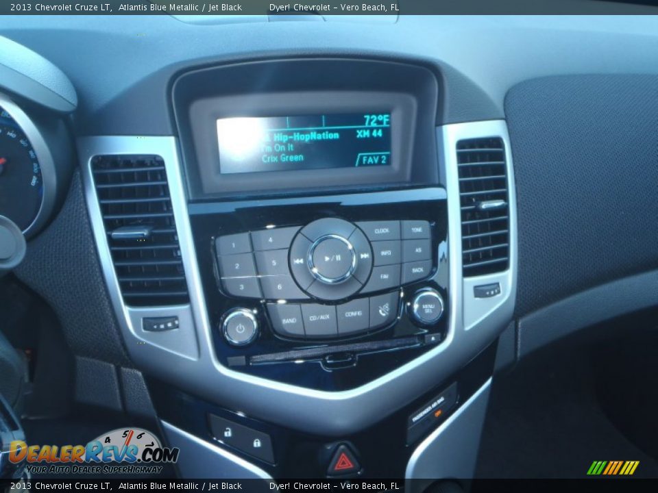 2013 Chevrolet Cruze LT Atlantis Blue Metallic / Jet Black Photo #15
