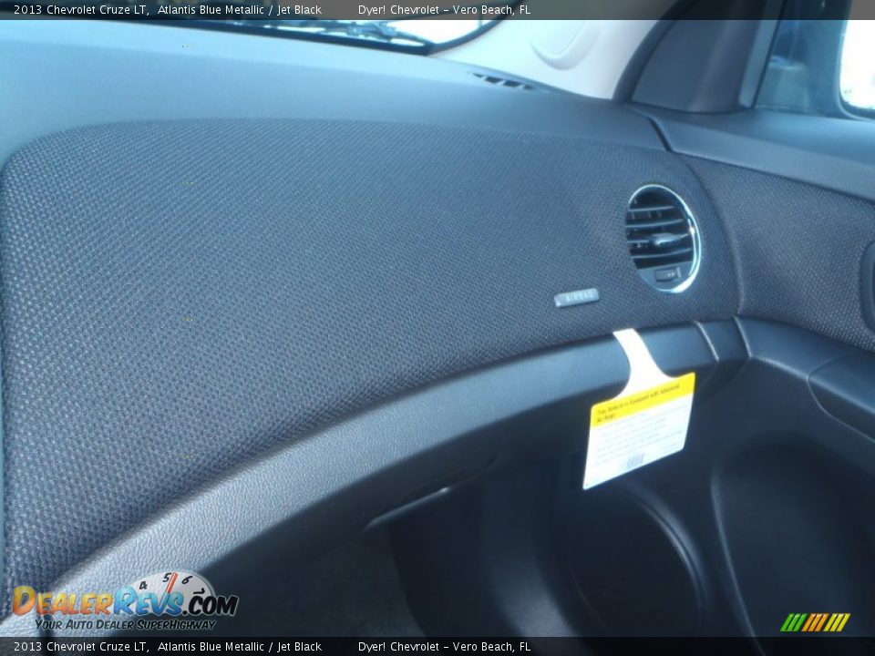 2013 Chevrolet Cruze LT Atlantis Blue Metallic / Jet Black Photo #16