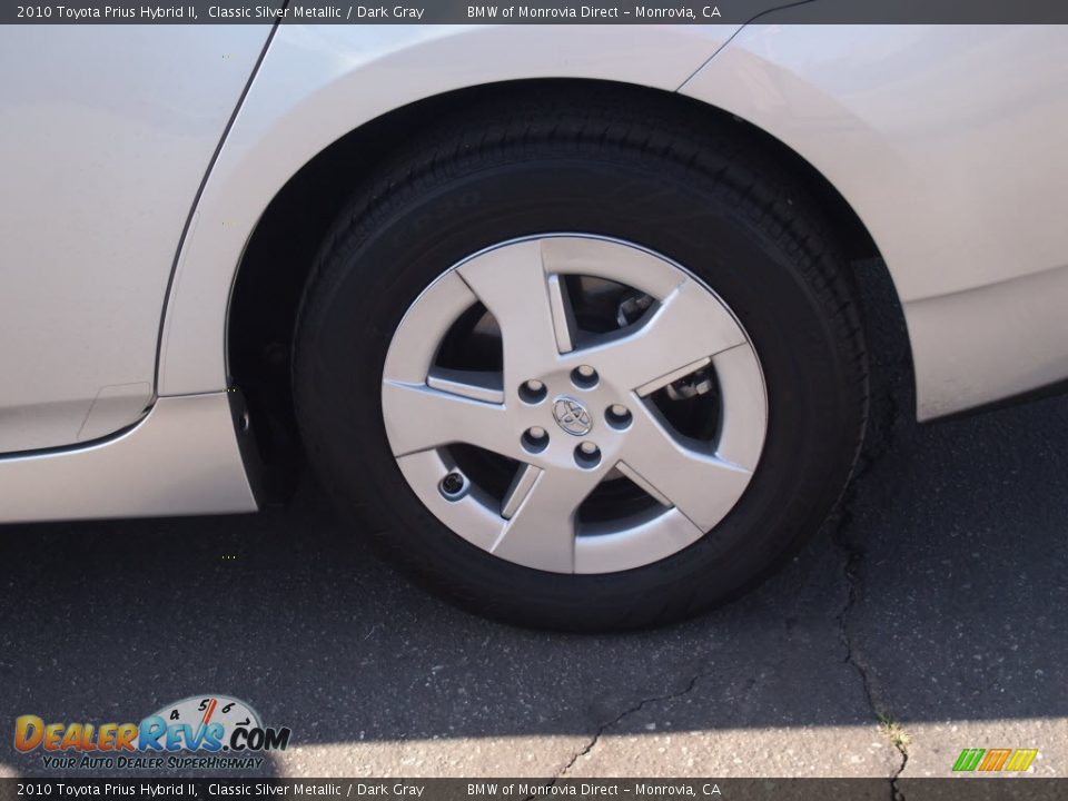 2010 Toyota Prius Hybrid II Classic Silver Metallic / Dark Gray Photo #12