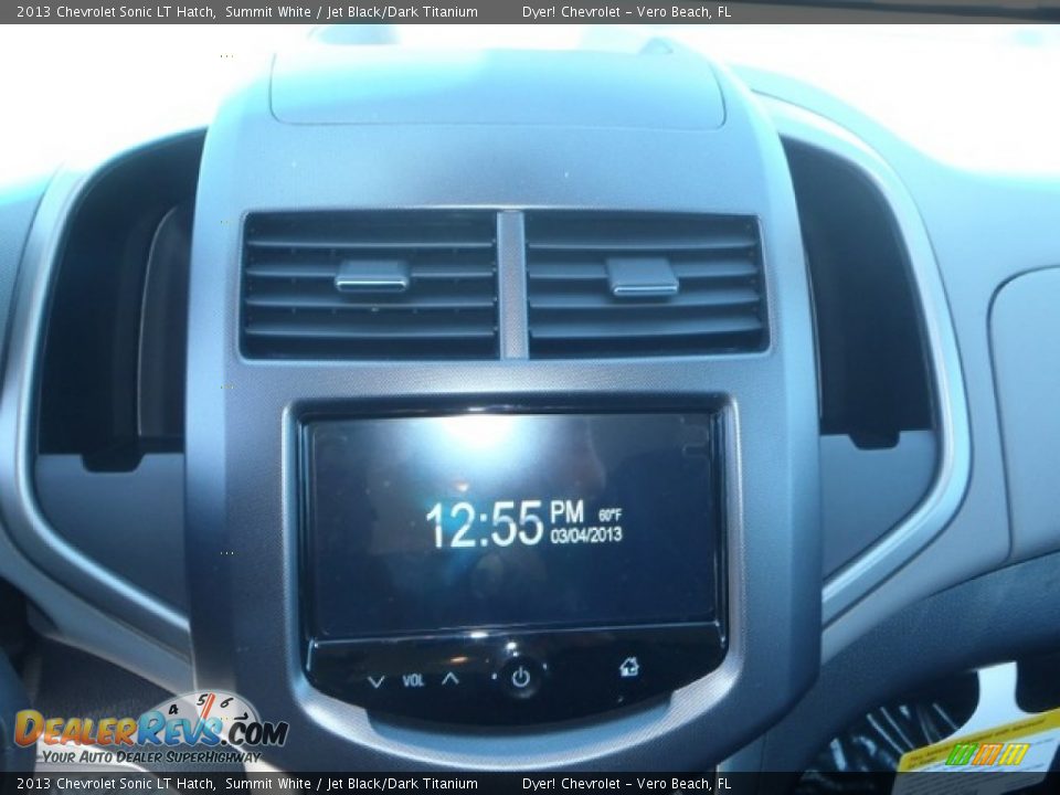 2013 Chevrolet Sonic LT Hatch Summit White / Jet Black/Dark Titanium Photo #13