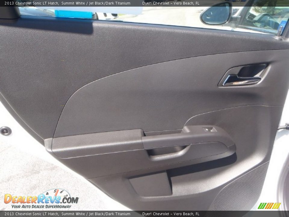 2013 Chevrolet Sonic LT Hatch Summit White / Jet Black/Dark Titanium Photo #15