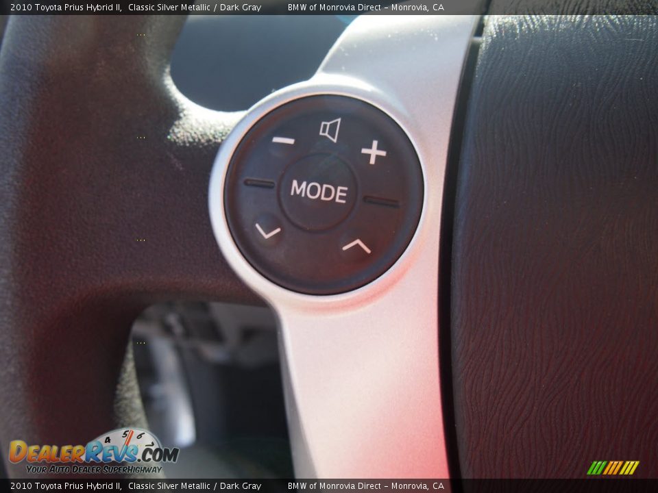 2010 Toyota Prius Hybrid II Classic Silver Metallic / Dark Gray Photo #23