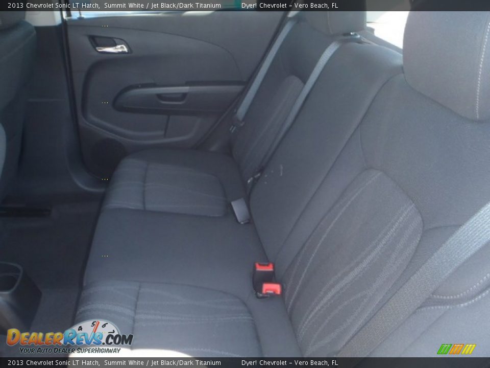 2013 Chevrolet Sonic LT Hatch Summit White / Jet Black/Dark Titanium Photo #16