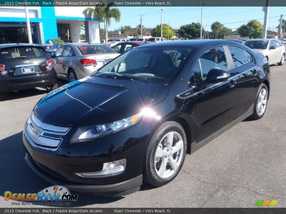 2013 Chevrolet Volt Black / Pebble Beige/Dark Accents Photo #1
