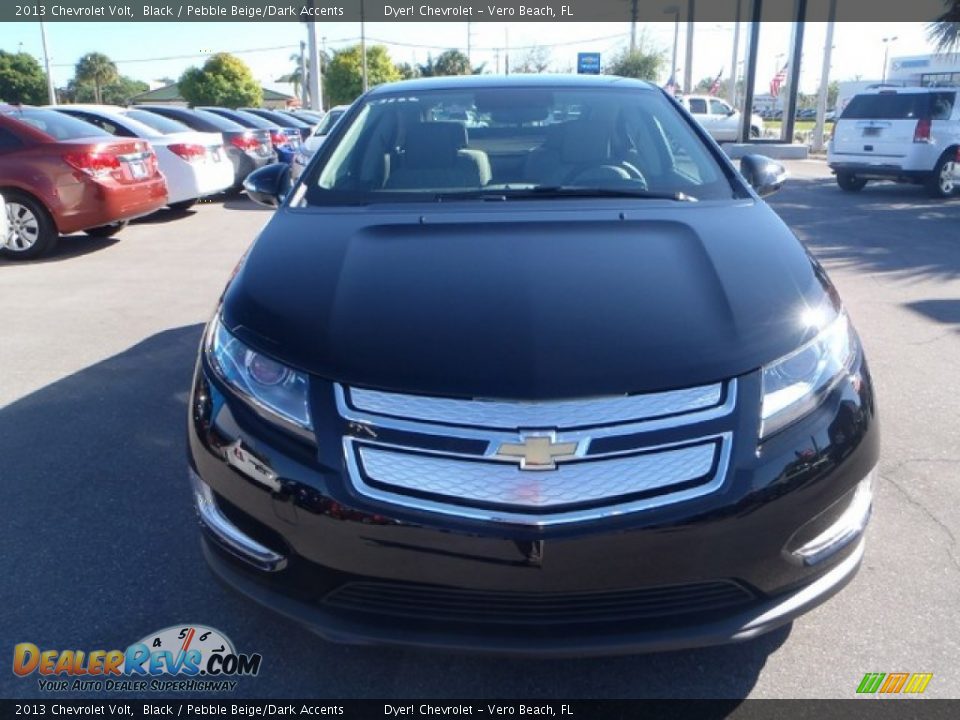2013 Chevrolet Volt Black / Pebble Beige/Dark Accents Photo #2