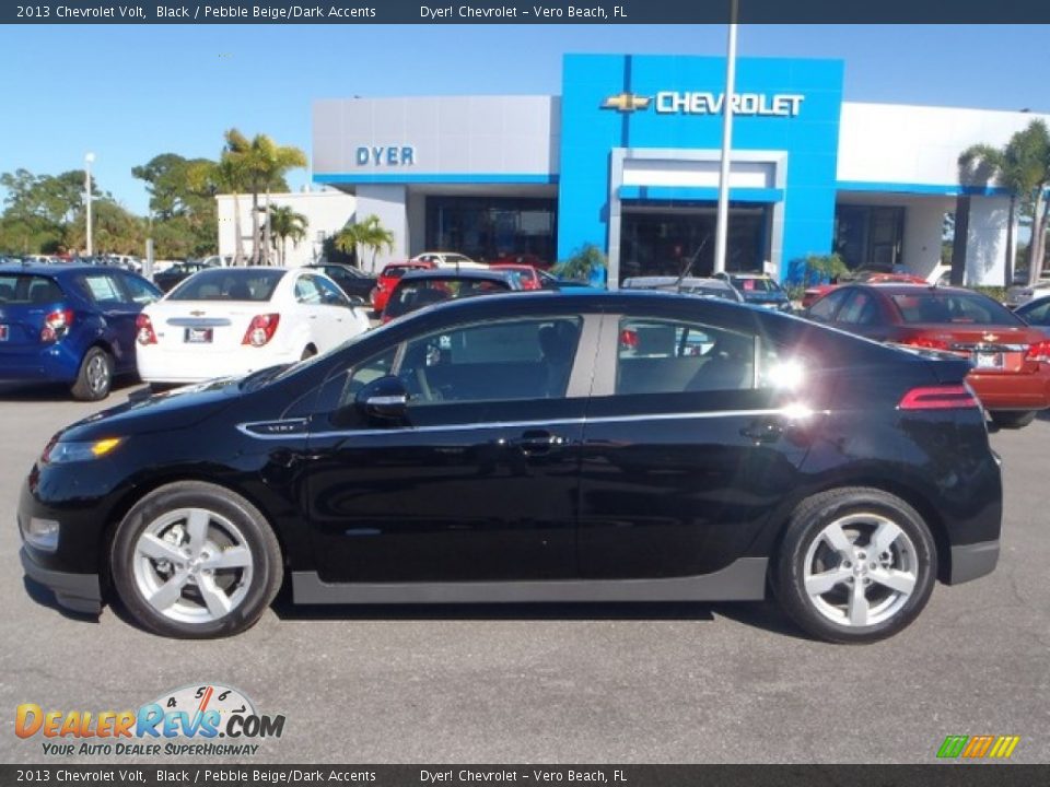 2013 Chevrolet Volt Black / Pebble Beige/Dark Accents Photo #3