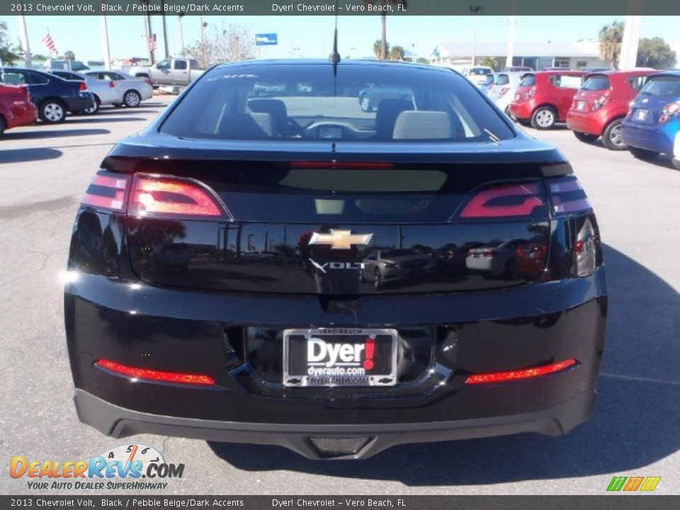 2013 Chevrolet Volt Black / Pebble Beige/Dark Accents Photo #5