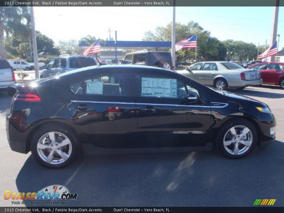 2013 Chevrolet Volt Black / Pebble Beige/Dark Accents Photo #6