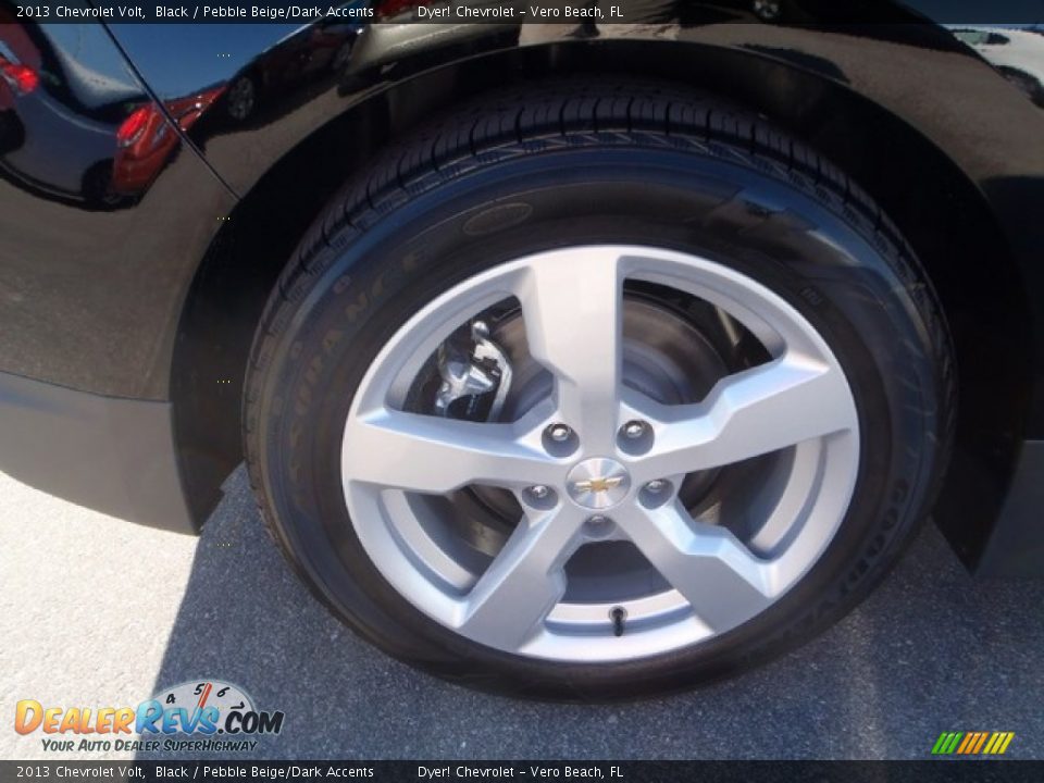 2013 Chevrolet Volt Black / Pebble Beige/Dark Accents Photo #7
