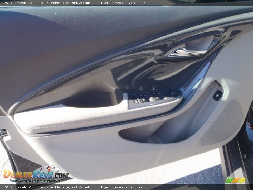 2013 Chevrolet Volt Black / Pebble Beige/Dark Accents Photo #8