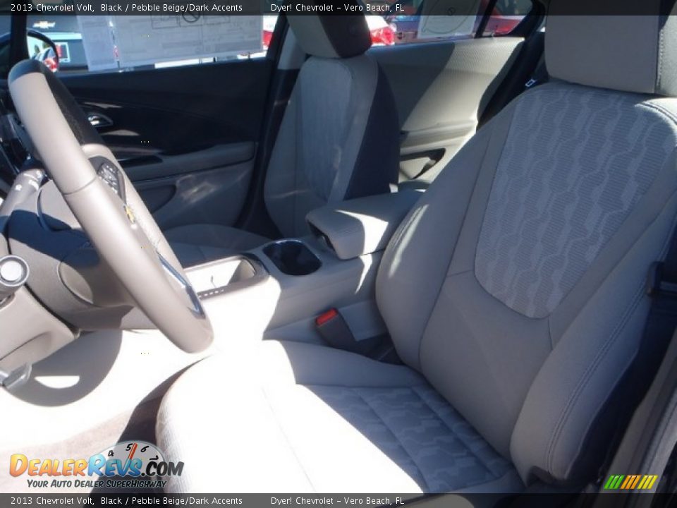 2013 Chevrolet Volt Black / Pebble Beige/Dark Accents Photo #9