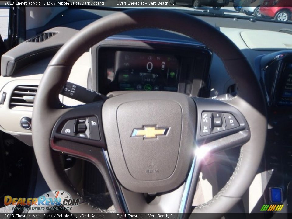 2013 Chevrolet Volt Black / Pebble Beige/Dark Accents Photo #11