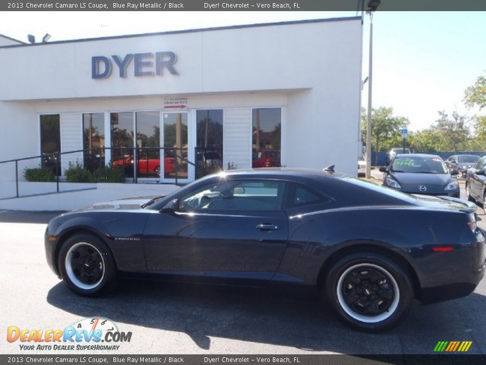 2013 Chevrolet Camaro LS Coupe Blue Ray Metallic / Black Photo #3