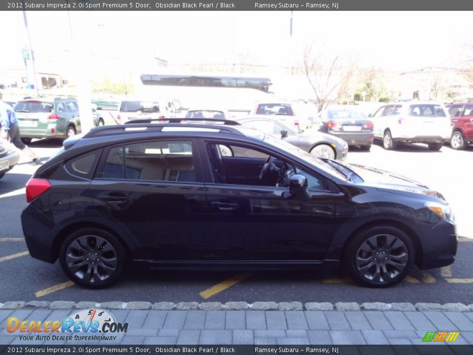 2012 Subaru Impreza 2.0i Sport Premium 5 Door Obsidian Black Pearl / Black Photo #9