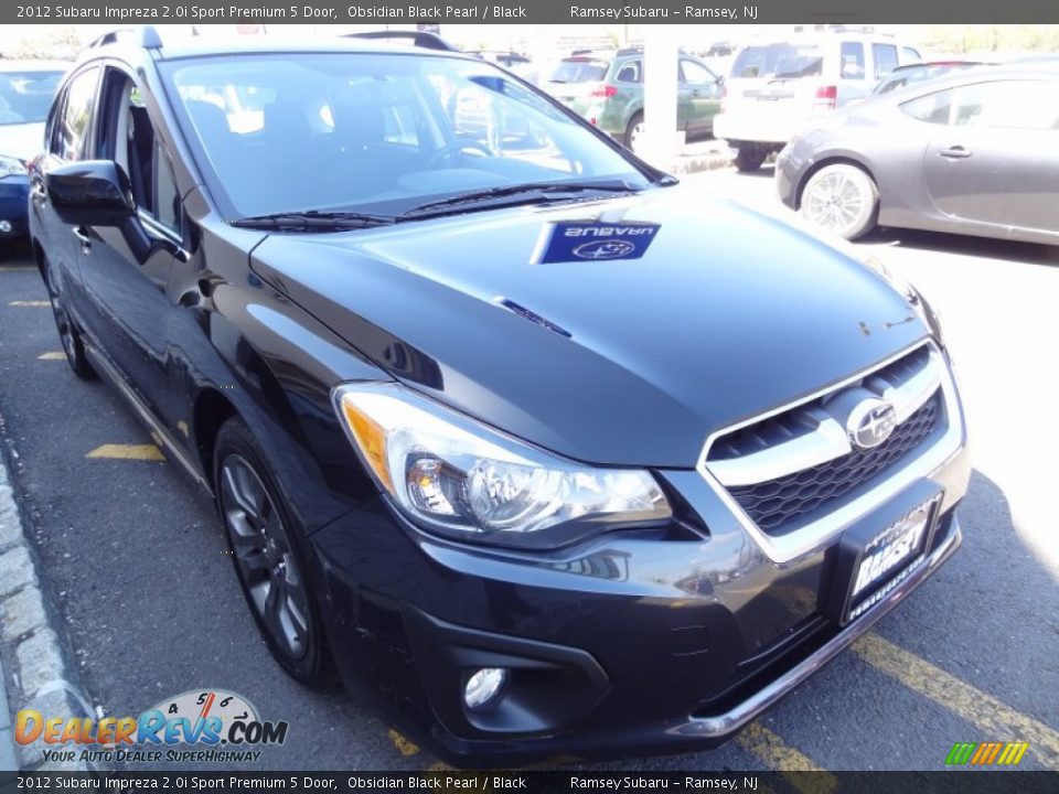 2012 Subaru Impreza 2.0i Sport Premium 5 Door Obsidian Black Pearl / Black Photo #11
